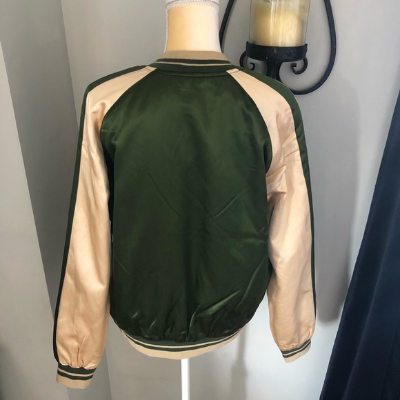 TOPSHOP MEN’S CLASSIC BOMBER JACKET, NWOT - Picture 4 of 6
